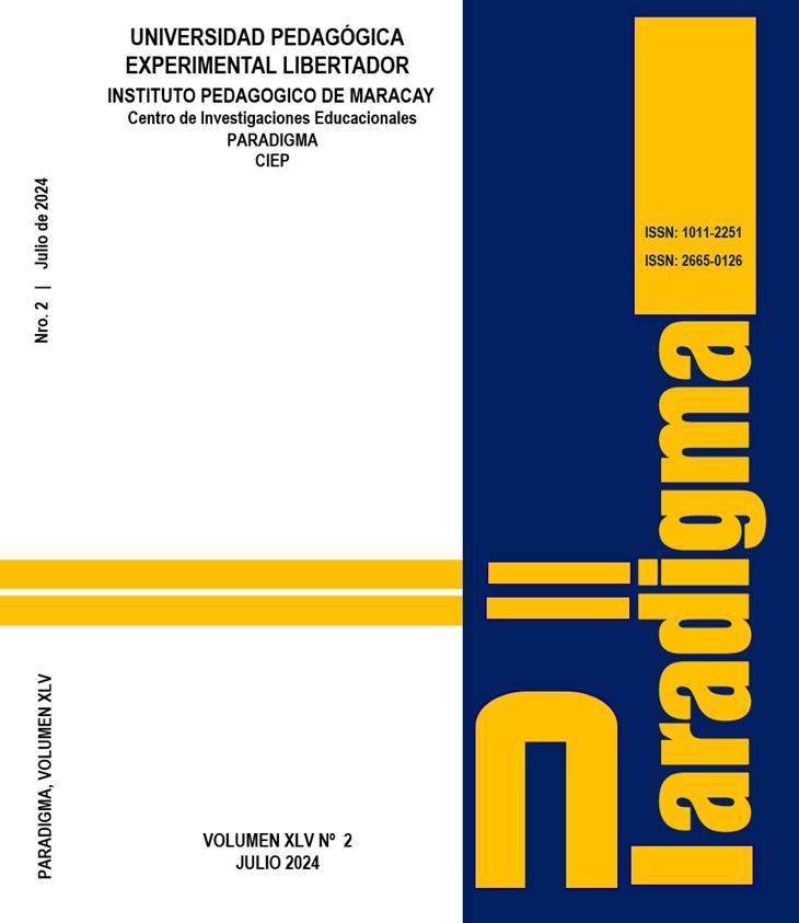 					Ver Revista Paradigma 45 (2); Julio de 2024
				